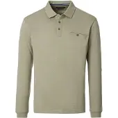 Casa Moda Regular Fit Polo manches longues turquoise,
