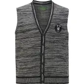 Charles Colby Vestes en maille ' Duke Boyles ' gris foncé