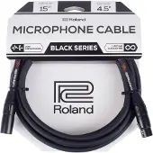 Roland Black Série Câble de Microphone 15 pieds / 45 m