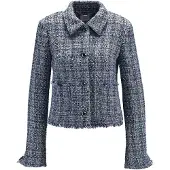 MADELEINE Blazer bleu chiné