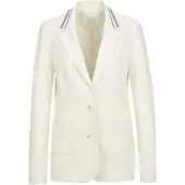 MADELEINE Blazer argent / blanc cassé