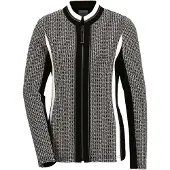 MADELEINE Cardigan noir / blanc