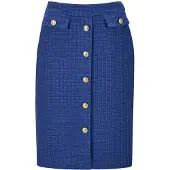 MADELEINE Jupe bleu roi