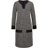 MADELEINE Robe noir / blanc