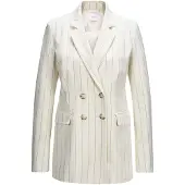 MADELEINE Blazer anthracite / blanc perle