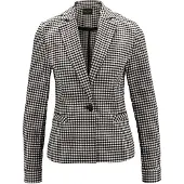 MADELEINE Blazer noir / blanc
