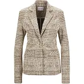 MADELEINE Blazer caramel / blanc perle