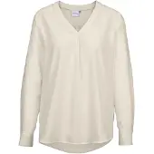 MADELEINE Chemisier blanc perle