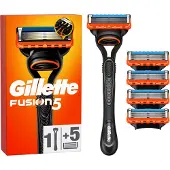 Gillette Fusion5 + Rec Razor 5 Units Orange Homme