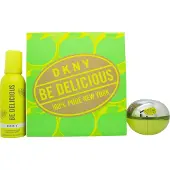 DKNY Be Delicious Coffret 100ml EDP + 150ml Mousse de douche rafraîchissante