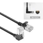 ACT DA4901, 1 m, Cat6a, U/FTP (STP), RJ-45, RJ-45, Noir
