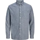 Jack & jones Brook Long Sleeve Shirt Gris L Homme