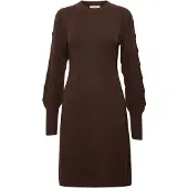 B.young Robes en maille 'Nonina' rouille