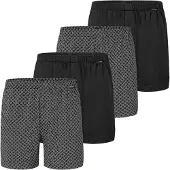 Schiesser Boxers gris / noir