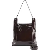Seidenfelt Manufaktur Sac bandoulière 'Delary' chocolat