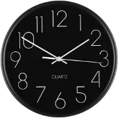 4Living Horloge murale simple, Ø 25 cm