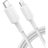 Anker 322 USB-C to Lightning Cable, 1,8m câble de raccordement/câble de connexion/câble d'adaptateur/adaptateur blanc