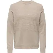 Only & Sons Pull-over 'ONSMALIK' greige
