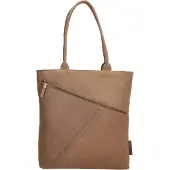 Hide & Stitches Femmes, Sac, Hide & Stitches Marrakech Shopper - Taupe - 100% Leer, Marron