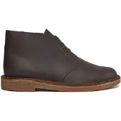Clarks pour homme. 26153532 Originals Bushacre 3 bottines en cuir marron (46), Plat, Lacets, Casuel