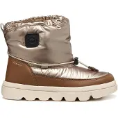 Geox Bottes d'Hiver - Tex - J Willaboom B ABX - Champagne/Tabac - - 38 - Bottes d'Hiver