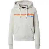 Superdry pour femme. W2012488A Sweat à capuche Rainbow Stripe gris (M), Casuel, Coton