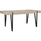 Beliani Table De Repas Adena Bois Clair