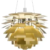 Louis Poulsen PH Artichoke Suspension - Ø 72 cm Brass | LED 2700K 96W | DALI