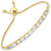 Rafaela Donata Bracelet bleu clair / jaune d'or