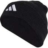 Adidas Casquette de sport 'New Logo Beanie' noir / blanc