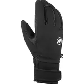 Mammut - Gants chauds et respirants en PrimaLoft&reg; et GORE-TEX WINDSTOPPER - Astro Guide SO Glove Black en Cuir - Taille 8 - Noir