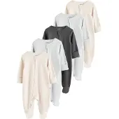 Next Pyjama beige clair / anthracite / gris clair