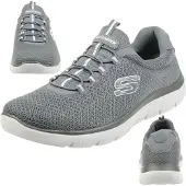 SKECHERS Hommes, Derbies, Summits - 10832, Gris, (41.5)