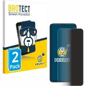 BROTECT Protection Anti-Espion (2 pcs, Oukitel P1), Téléphone portable : film de protection, Transparent