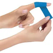 Lifemed Pflasterverband, selbsthaftend, schwarz, 9er