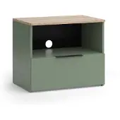 Vicco Meuble TV Wido Vert 60x50cm avec tiroir, Model 56612