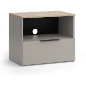Vicco Meuble TV Wido Grège 60x50cm avec tiroir, Model 56617