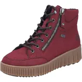 Rieker Bottines à lacets bourgogne