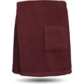 Normani Peignoir court ' Mersin ' bordeaux