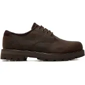 Timberland pour homme. TB0A69T9W011 Chaussures imperméables en cuir à lacets Britton Road marron foncé (40), Plat, Casuel, Durable