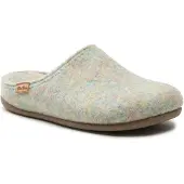 Toni pons Pantoufle crème / bleu clair / vert clair