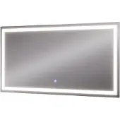Vicco Miroir mural Miral Verre 100x50cm avec éclairage frontal, Model 55490