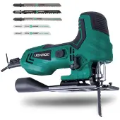 Vonroc Scie sauteuse 550W | Poignée canon ergonomique et 5 lames de scie incl.