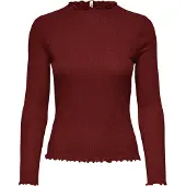 ONLY T-shirt 'ONLEMMA' bordeaux