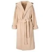 MOODIT Peignoir Reese - Avec capuche, ceinture - Taille M - Sable