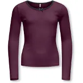 ONLY GIRLS T-Shirt 'Sofia' violet foncé