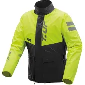 Tucano Roadtrip Hydroscud Noir Jaune Fluorescent Veste de Pluie Approuvée Taille XXXXL