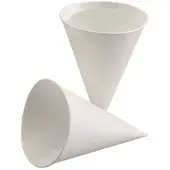 Papstar Gobelet pointu 150ml blanc