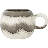 Bloomingville Ensemble de 4 mugs Paula gris/noir