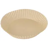 Papstar 100 papiers sulfurisés pour friteuse à air chaud Ø 16,0 cm, Papier de cuisson, Marron